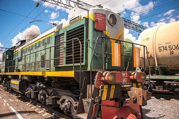 Trans-Siberian railway in Krabarovsk, Russia, Eur