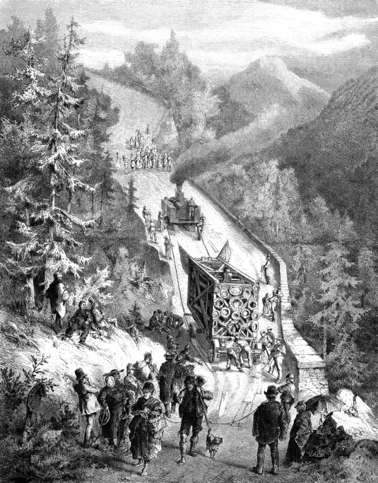 Framed Print : Transport of the Crucifixion group near Oberammergau, Bavaria Framed Print : Transport of the Crucifixion group near Oberammergau, Bavaria