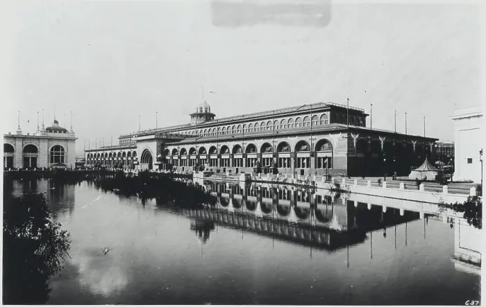 Framed Print : Transportation Building at World's Fair