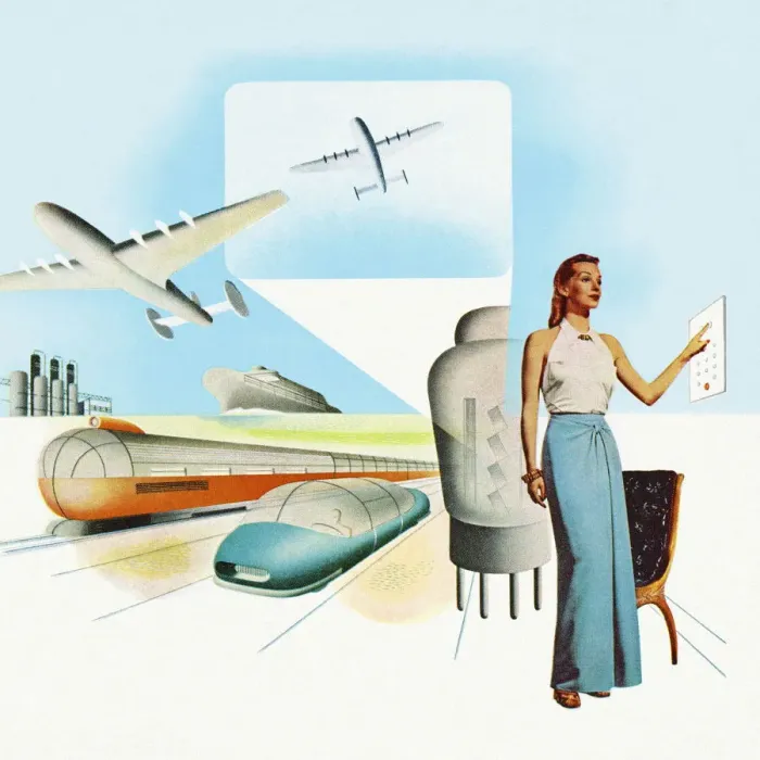 Framed Print : Transportation of the Future Framed Print : Transportation of the Future