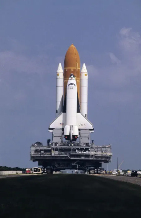 Framed Print : Transporting Space Shuttle Columbia Framed Print : Transporting Space Shuttle Columbia