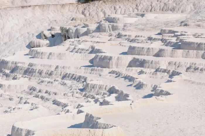Framed Print : Travertine terraces at Pamukkale, Turkey Framed Print : Travertine terraces at Pamukkale, Turkey