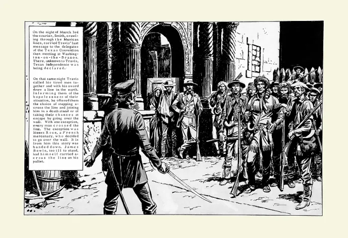 Framed Print : Travis Called his Men Framed Print : Travis Called his Men
