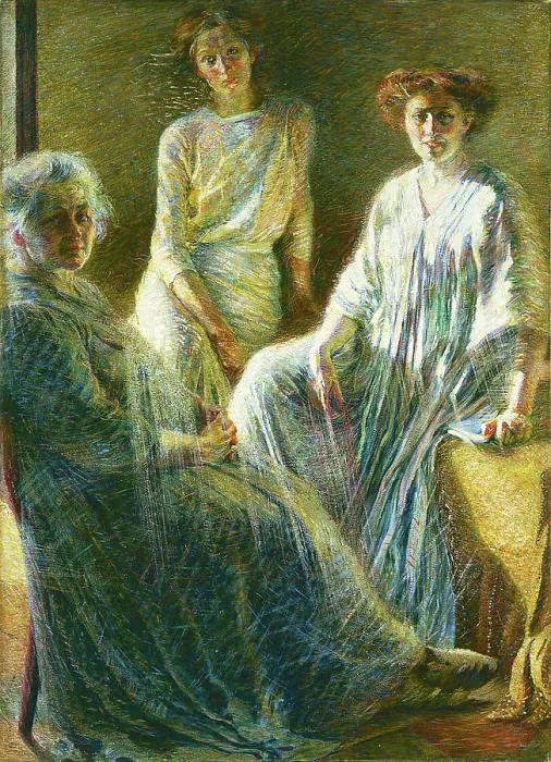 Framed Print : Tre Donne (Three Women)