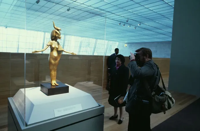 Framed Print : Treasures Of Tutankhamun Exhibition, New York Framed Print : Treasures Of Tutankhamun Exhibition, New York