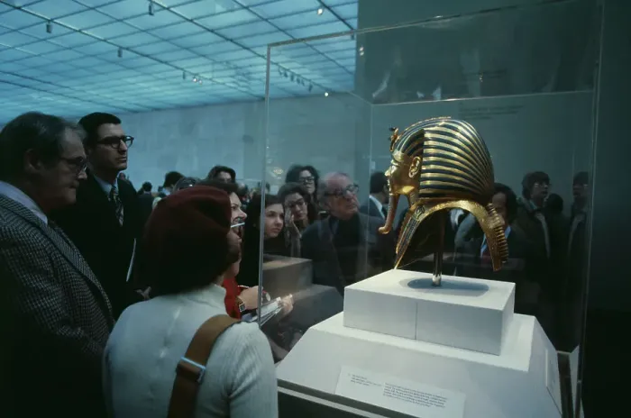 Framed Print : Treasures Of Tutankhamun Exhibition, New York Framed Print : Treasures Of Tutankhamun Exhibition, New York