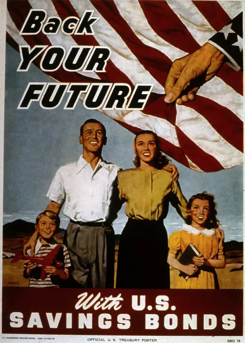 Framed Print : US Treasury Poster Framed Print : US Treasury Poster