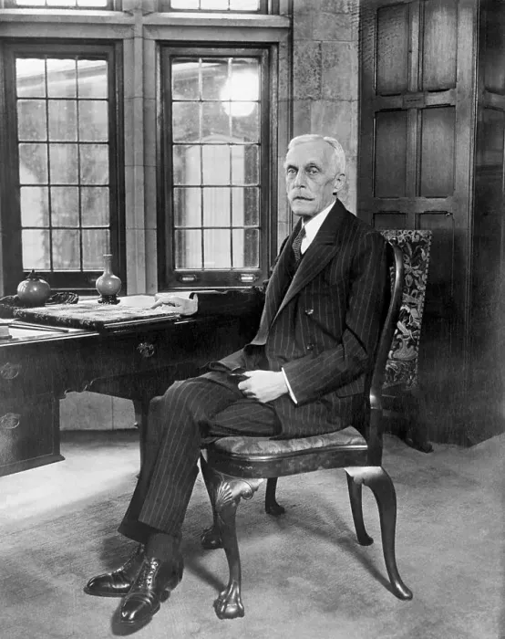 Framed Print : Treasury Secretary Andrew S. Mellon in His Office Framed Print : Treasury Secretary Andrew S. Mellon in His Office
