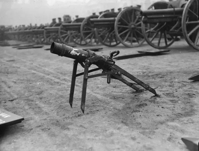 Framed Print : Trench Mortar Framed Print : Trench Mortar