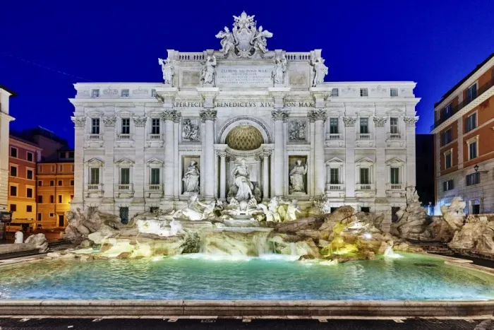 Framed Print : Trevi fountain in Rome Framed Print : Trevi fountain in Rome