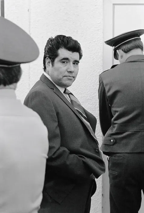 Framed Print : Trial Defendant Waiting Outside a Courtroom Framed Print : Trial Defendant Waiting Outside a Courtroom