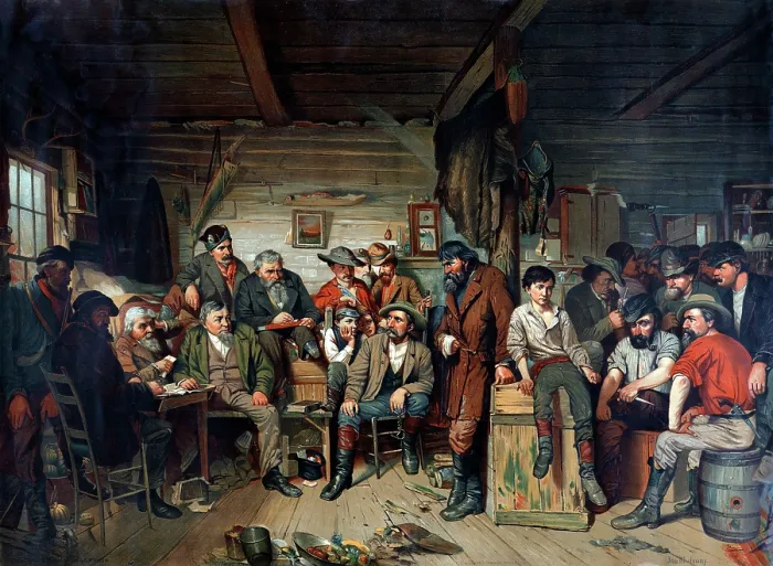 Framed Print : The trial of the horse thief Framed Print : The trial of the horse thief
