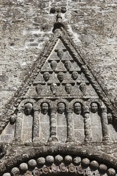 Framed Print : Triangular pediment on a portal, Cathedral of St. Brendan, Cathedral of Clonfert, County Galway, Connacht province, Republic of Ireland, Europe Framed Print : Triangular pediment on a portal, Cathedral of St. Brendan, Cathedral of Clonfert, County Galway, Connacht province, Republic of Ireland, Europe