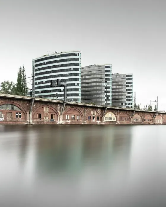 Framed Print : Trias Towers on the Spree, Berlin, Germany Framed Print : Trias Towers on the Spree, Berlin, Germany