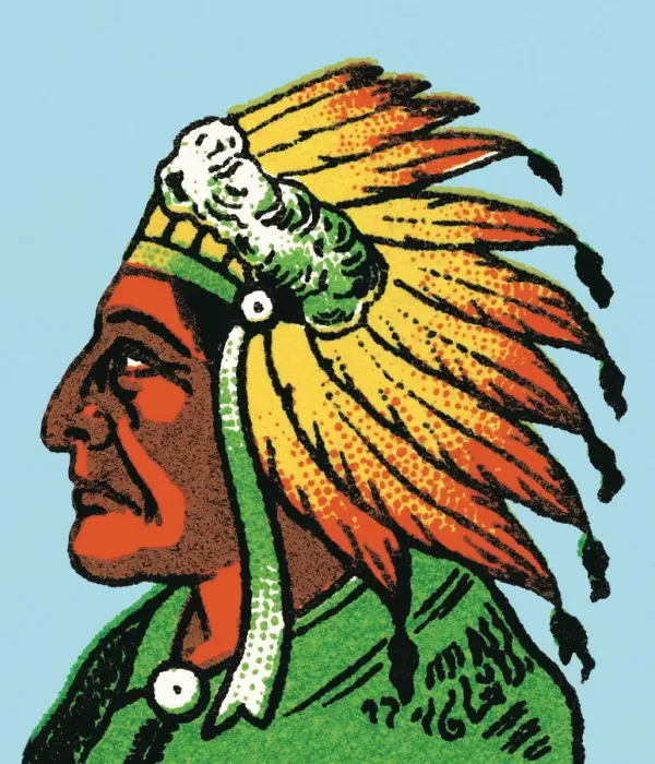 Framed Print : Tribal leader in headdress Framed Print : Tribal leader in headdress