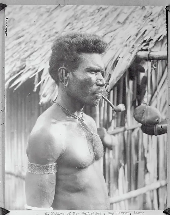 Framed Print : Tribal Man from Island