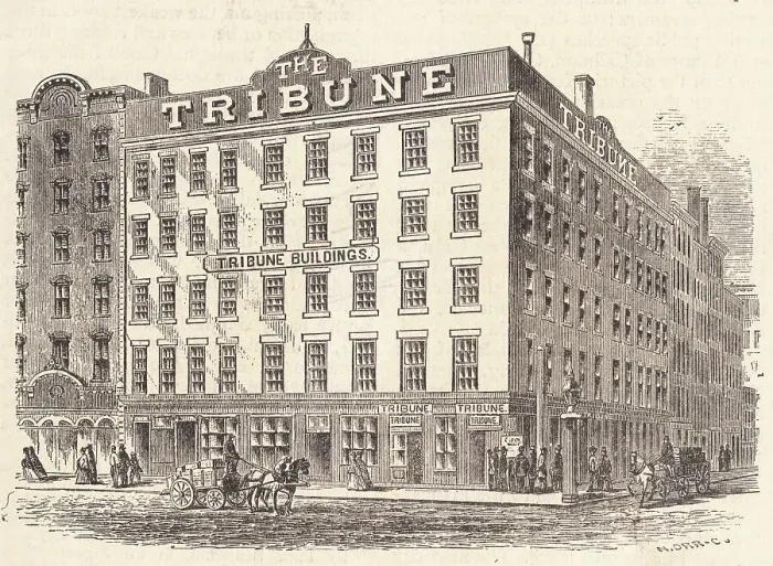 Framed Print : Tribune Building