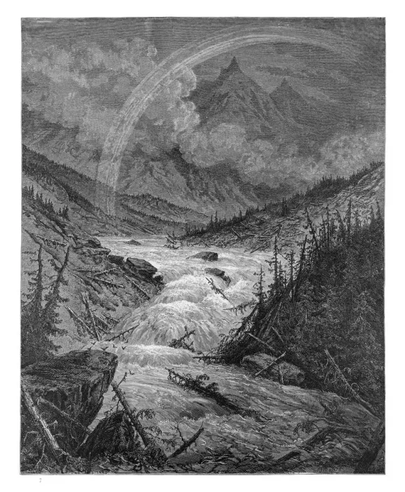 Framed Print : The tributaries of the Mississippi engraving Framed Print : The tributaries of the Mississippi engraving