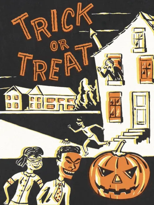 Framed Print : Trick or treat Framed Print : Trick or treat