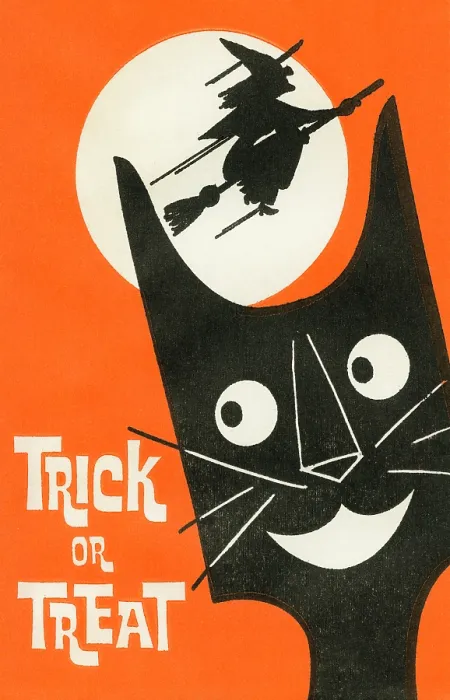 Framed Print : Trick or Treat - Cat Smile Framed Print : Trick or Treat - Cat Smile