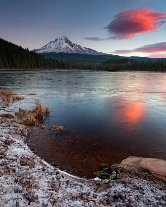 Framed Print : Trillium Lake
