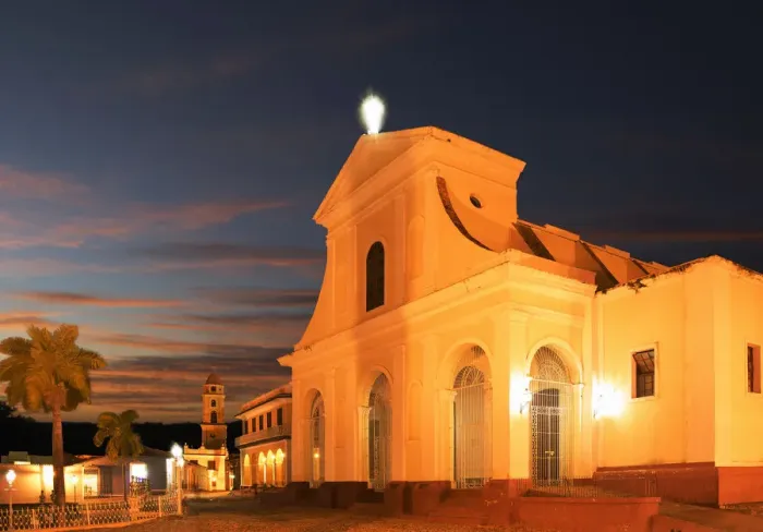 Framed Print : Trinidad de Cuba. Church of Holy Trinity