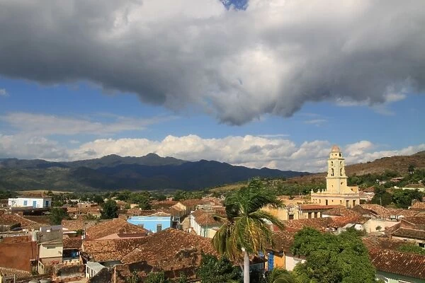 Trinidad, panorama with cloud