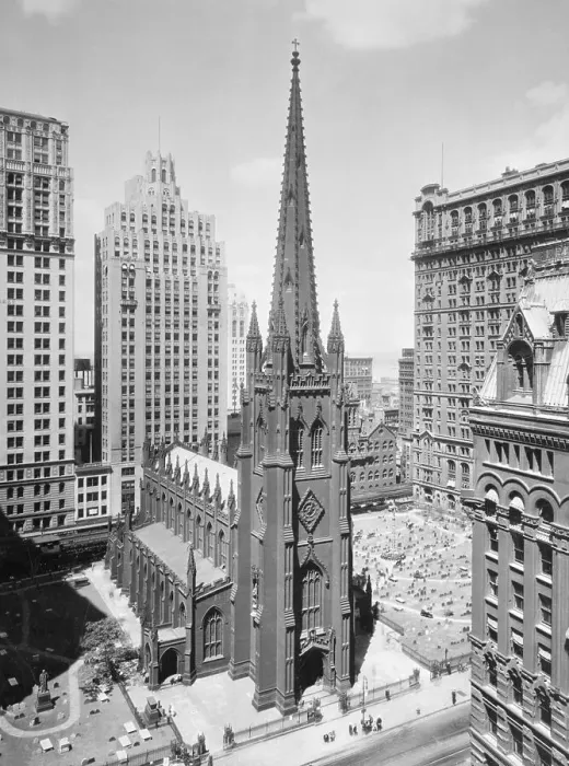 Framed Print : Trinity Church On Wall Street Framed Print : Trinity Church On Wall Street