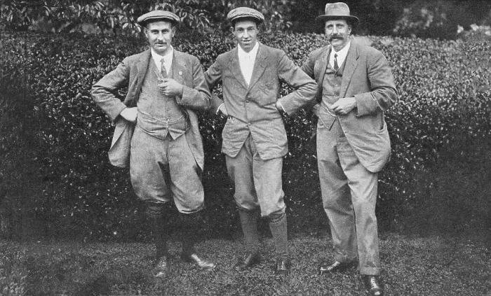 Framed Print : Trio of Golfers Framed Print : Trio of Golfers