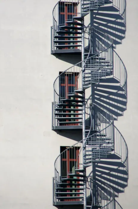 Framed Print : Triple helix stairs Framed Print : Triple helix stairs