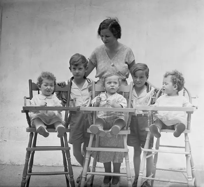 Framed Print : Triplets and Twins at an Orphanage Framed Print : Triplets and Twins at an Orphanage