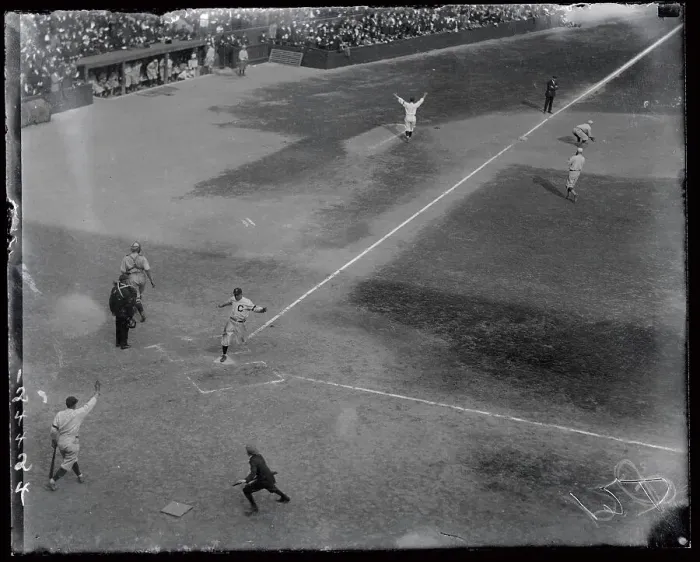 Framed Print : Tris Speaker Scoring Winning Run Framed Print : Tris Speaker Scoring Winning Run