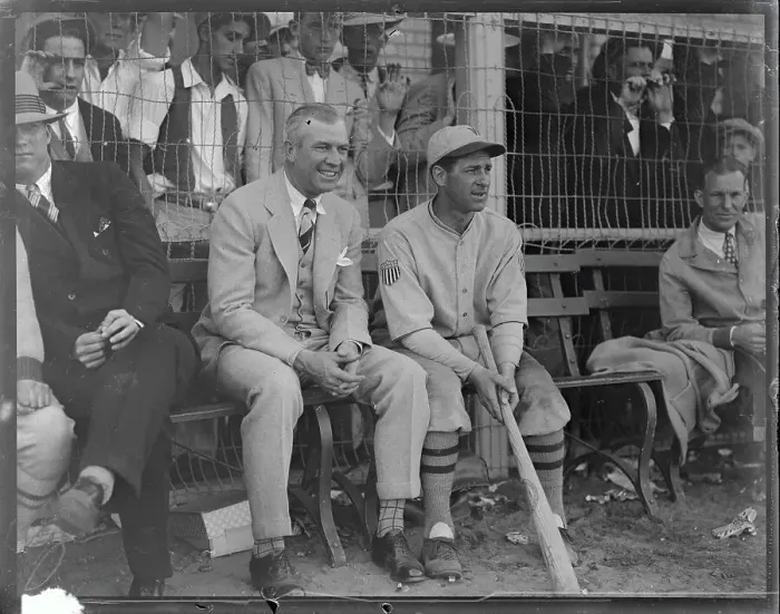 Framed Print : Tris Speaker at Training Camp Framed Print : Tris Speaker at Training Camp