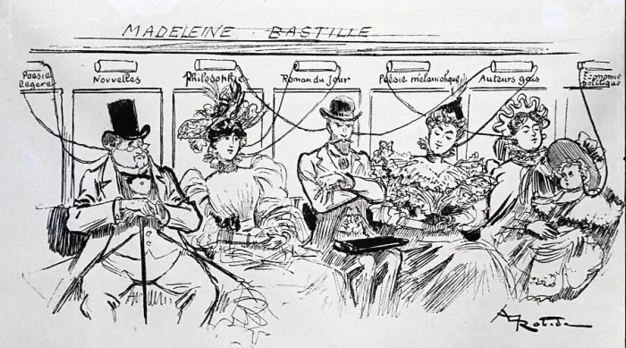Framed Print : Trolley Passengers Listening To Radio