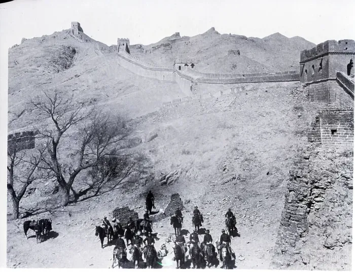 Framed Print : Us Troop Patroling Sector Of Great Wall Framed Print : Us Troop Patroling Sector Of Great Wall
