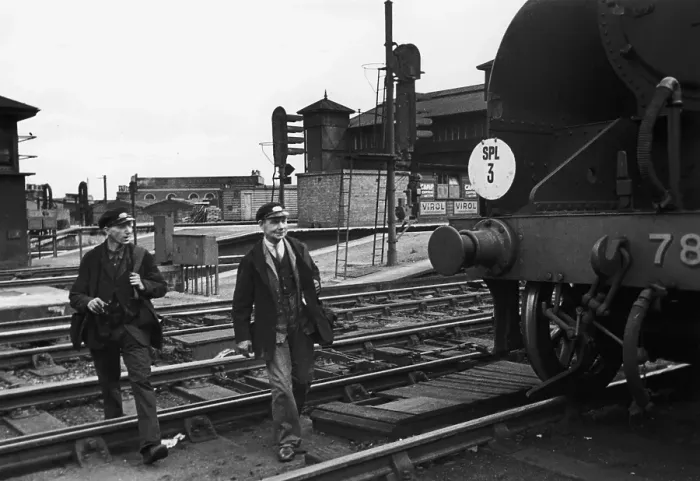 Framed Print : Troop Train Crew