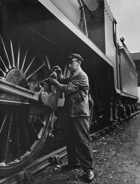 Framed Print : Troop Train Driver Framed Print : Troop Train Driver