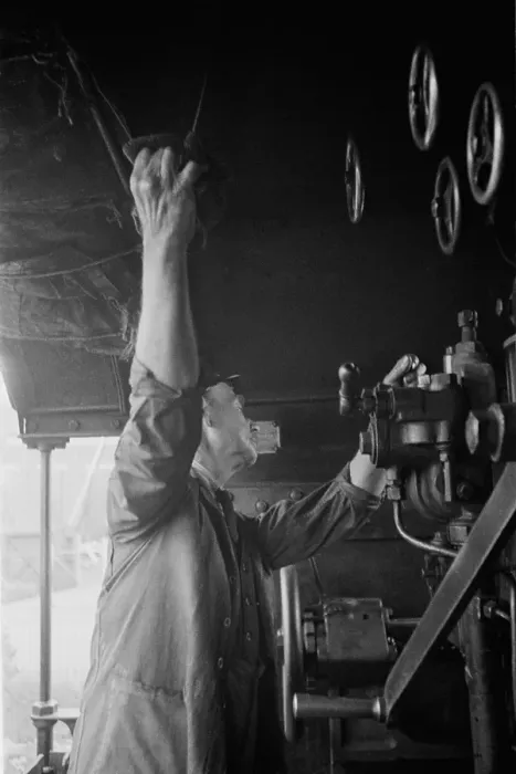 Framed Print : Troop Train Driver Framed Print : Troop Train Driver