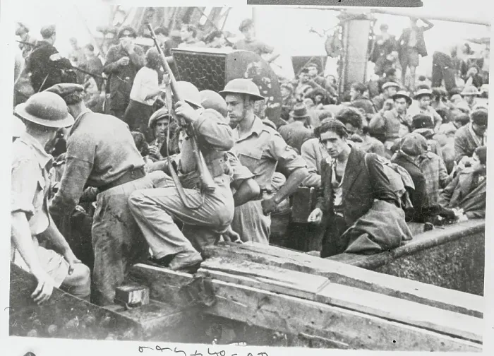 Framed Print : Troops Boarding Ship Framed Print : Troops Boarding Ship