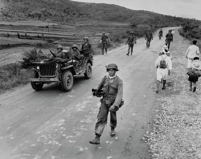 Framed Print : US Troops In Korea Framed Print : US Troops In Korea