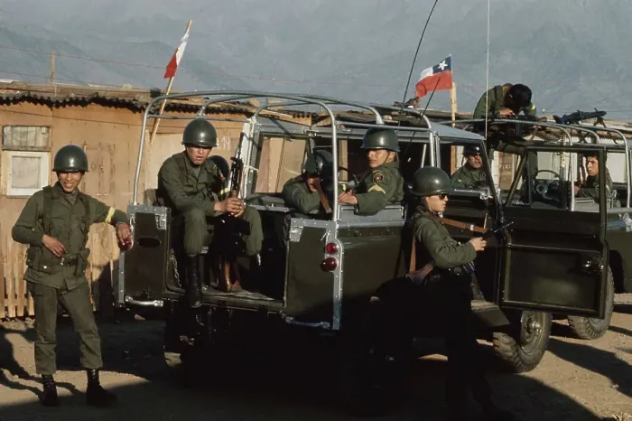 Framed Print : Troops Relax During Patrol