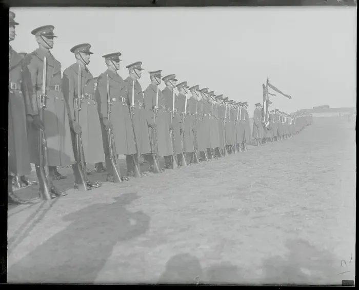 Framed Print : Troops Standing at Attention Honoring Former President Framed Print : Troops Standing at Attention Honoring Former President
