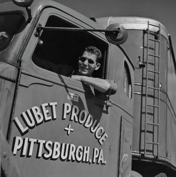 Framed Print : Truck Driver