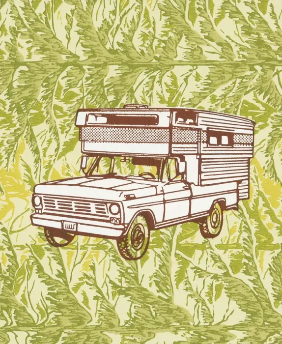 Framed Print : Truck with topper