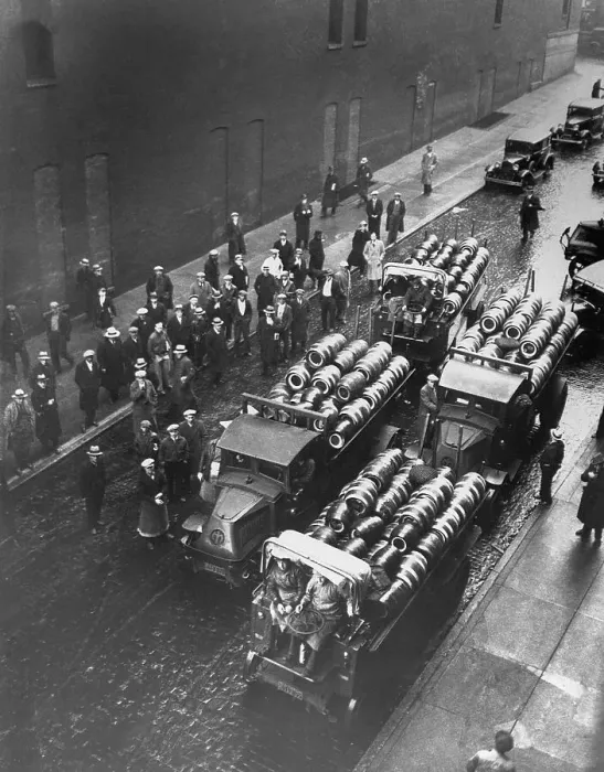 Framed Print : Truckloads of Beer Leaving Brewery Framed Print : Truckloads of Beer Leaving Brewery