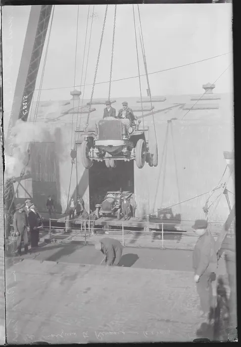 Framed Print : Trucks Being Loaded Aboard Ship Framed Print : Trucks Being Loaded Aboard Ship