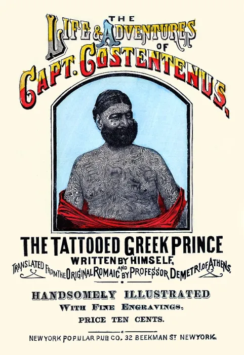 Framed Print : The true life and adventures of Captain Costentenus Framed Print : The true life and adventures of Captain Costentenus