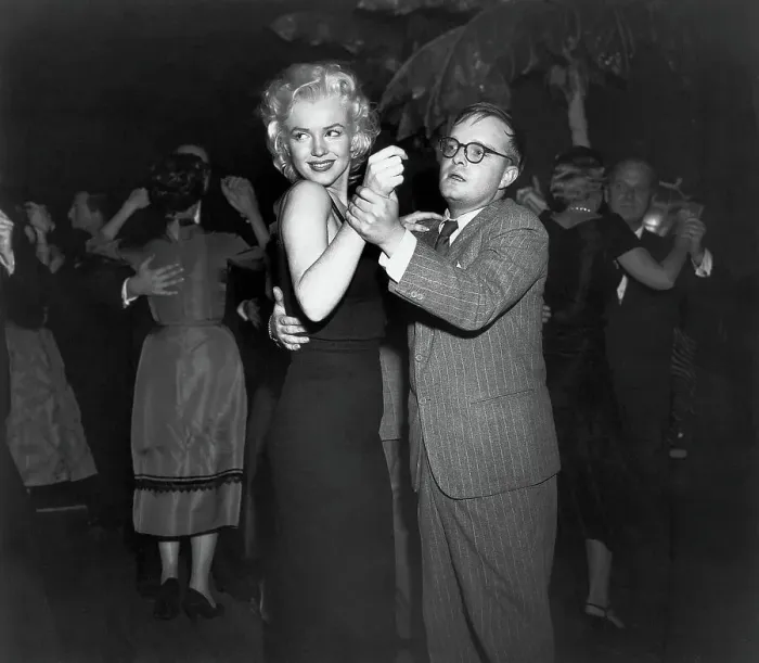Framed Print : Truman Capote Dancing with Marilyn Monroe Framed Print : Truman Capote Dancing with Marilyn Monroe