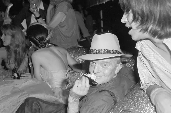 Framed Print : Truman Capote at Party at Studio 54 Framed Print : Truman Capote at Party at Studio 54