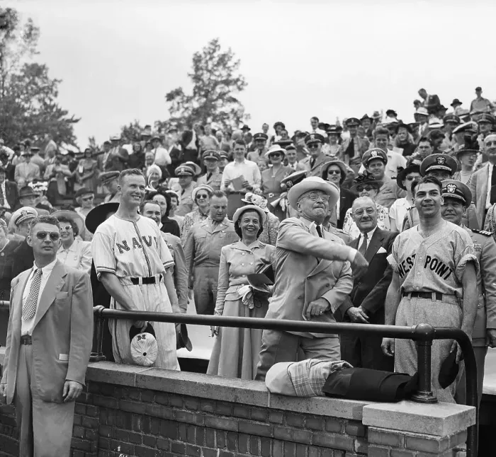 Framed Print : Truman Throwing Out First Baseball Framed Print : Truman Throwing Out First Baseball